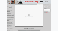 Desktop Screenshot of documentary-art.net